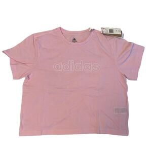 NWT Adidas Pink Cropped Top Size Medium